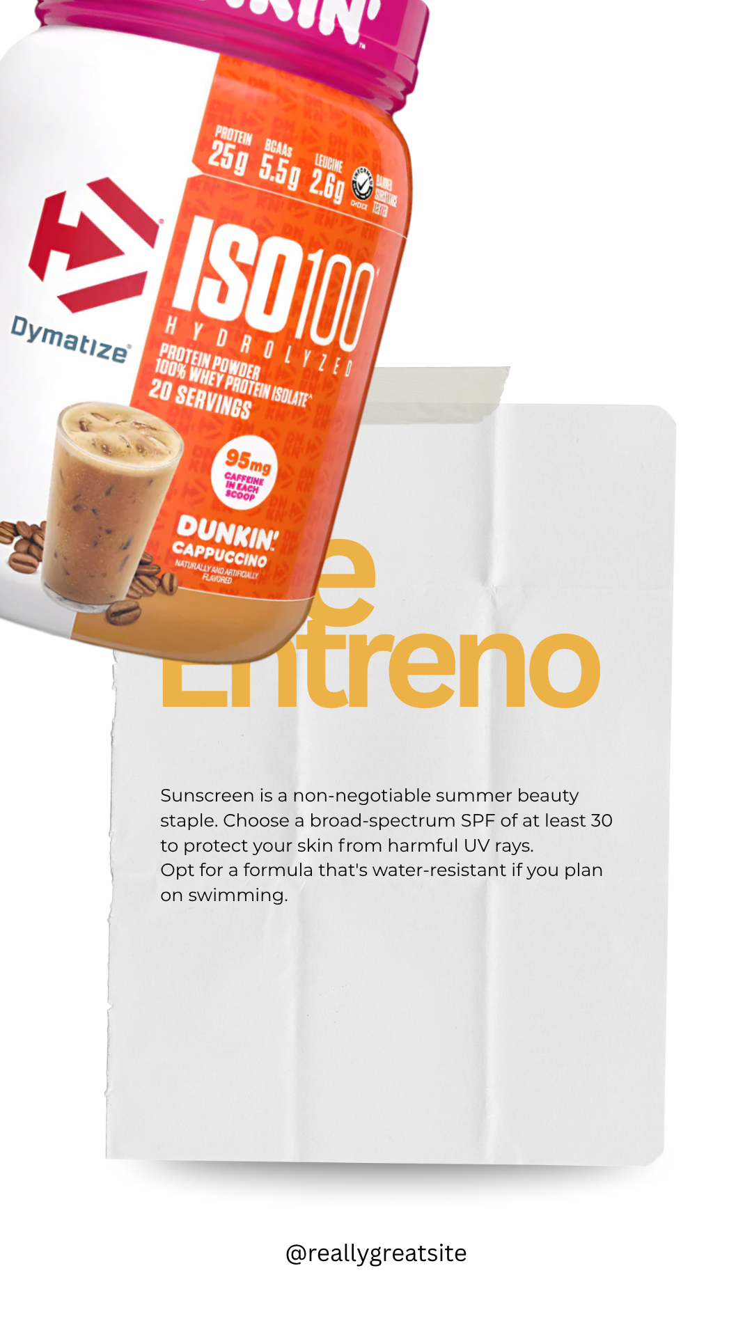 ISO 100 Dunkin 1.34Lb Edición Limitada