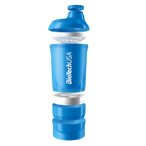 Shaker BiotechUSA 600ml + 2 Compartimientos