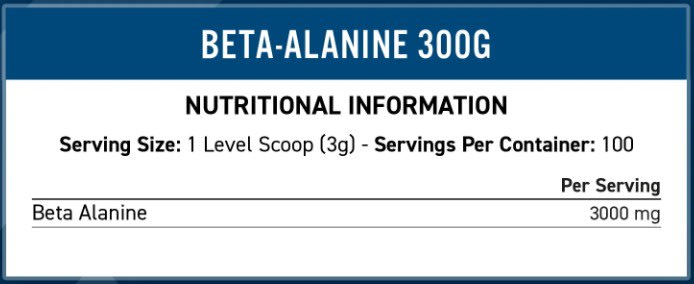 Beta alanina 300g