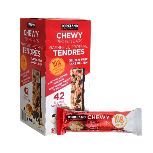 Chewy Protein Bar Peanut Buuter Chocolate Chip Caja