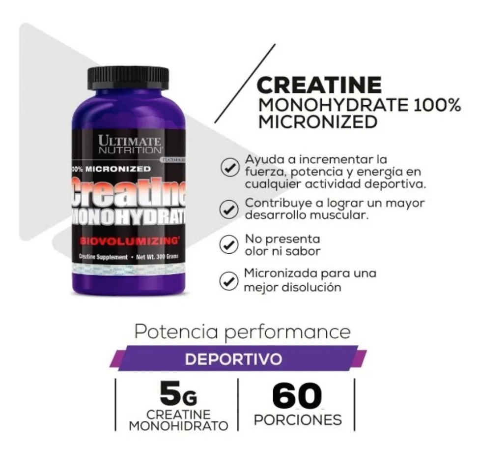 Creatine Monohydrate 300 grs Ultimate Nutrition