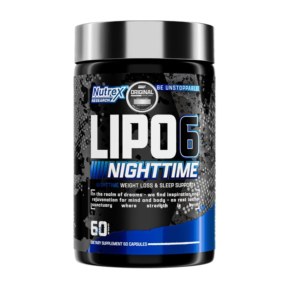 Lipo 6 Black Nighttime Nutrex 60 caps