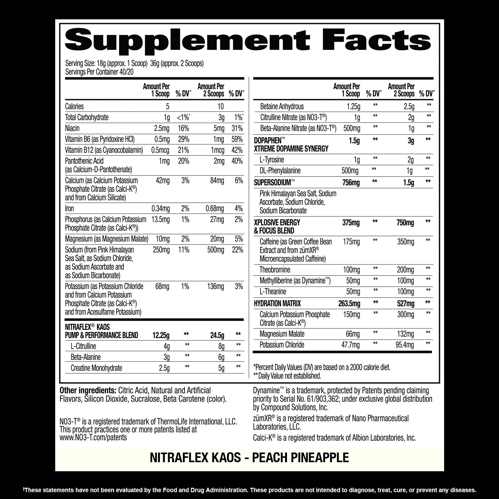 NITRAFLEX KAOS