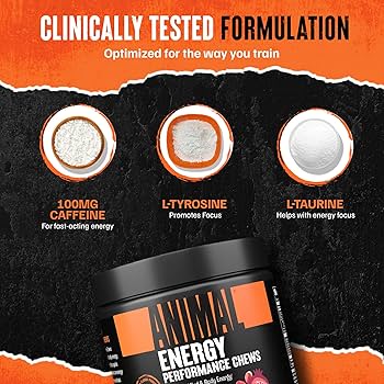 ANIMAL PRE ENERGY CHEWS