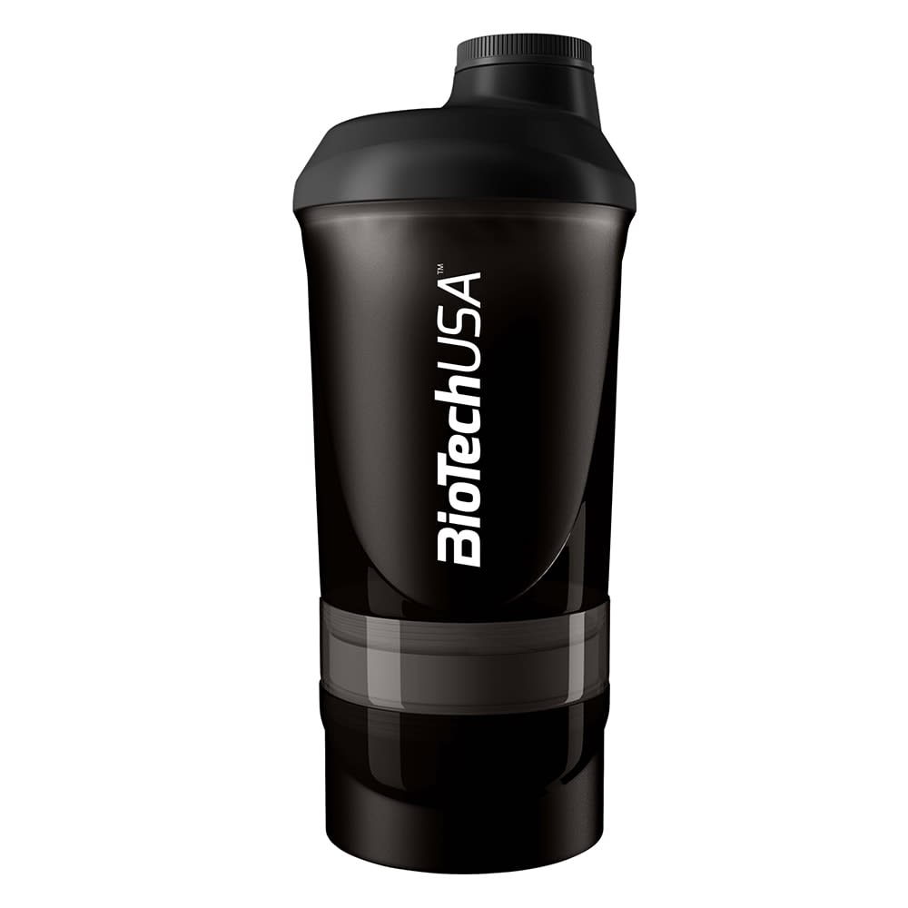 Shaker BiotechUSA 600ml + 2 Compartimientos