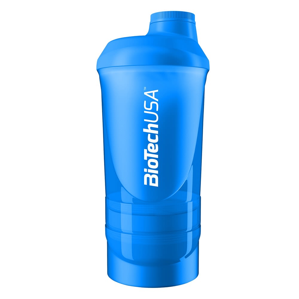 Shaker BiotechUSA 600ml + 2 Compartimientos
