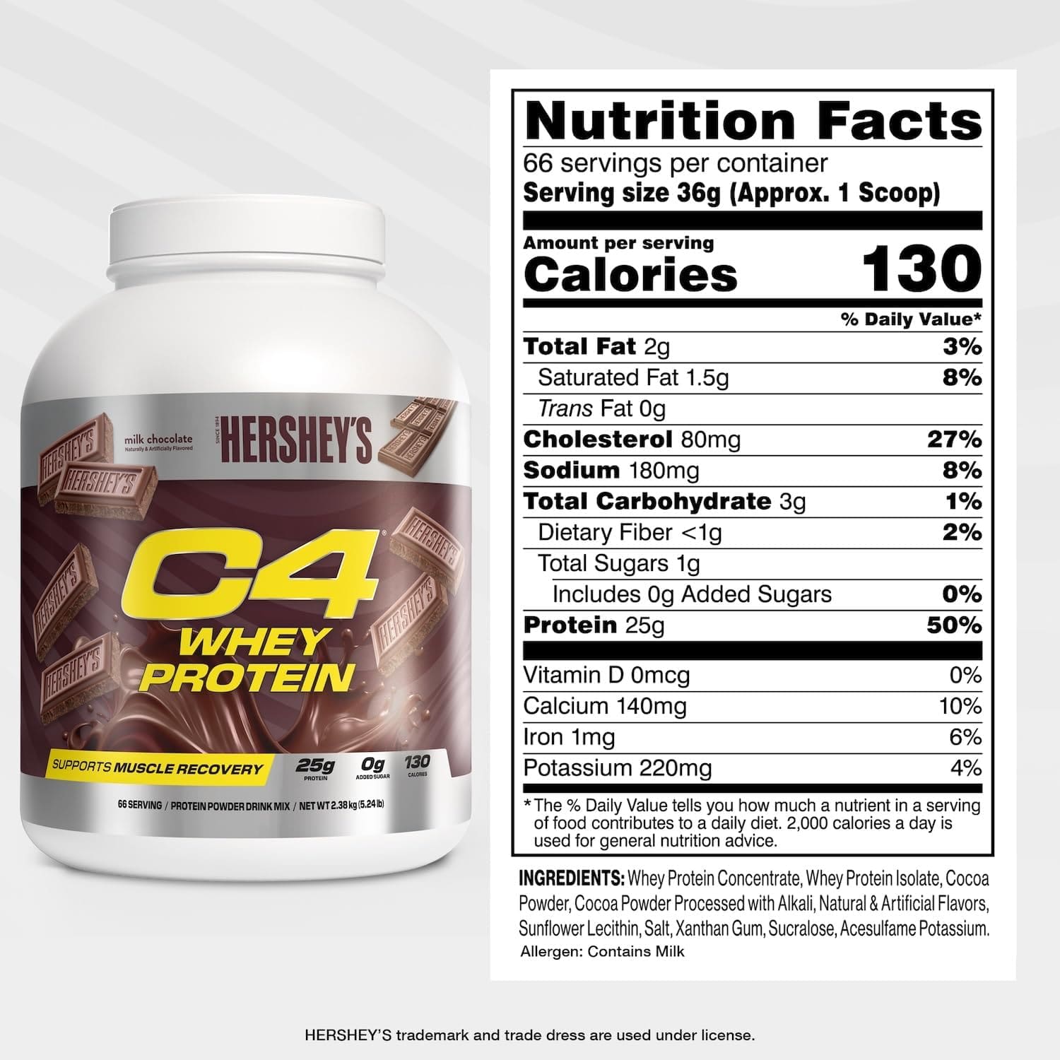C4 WHEY PROTEIN HERSHEY'S