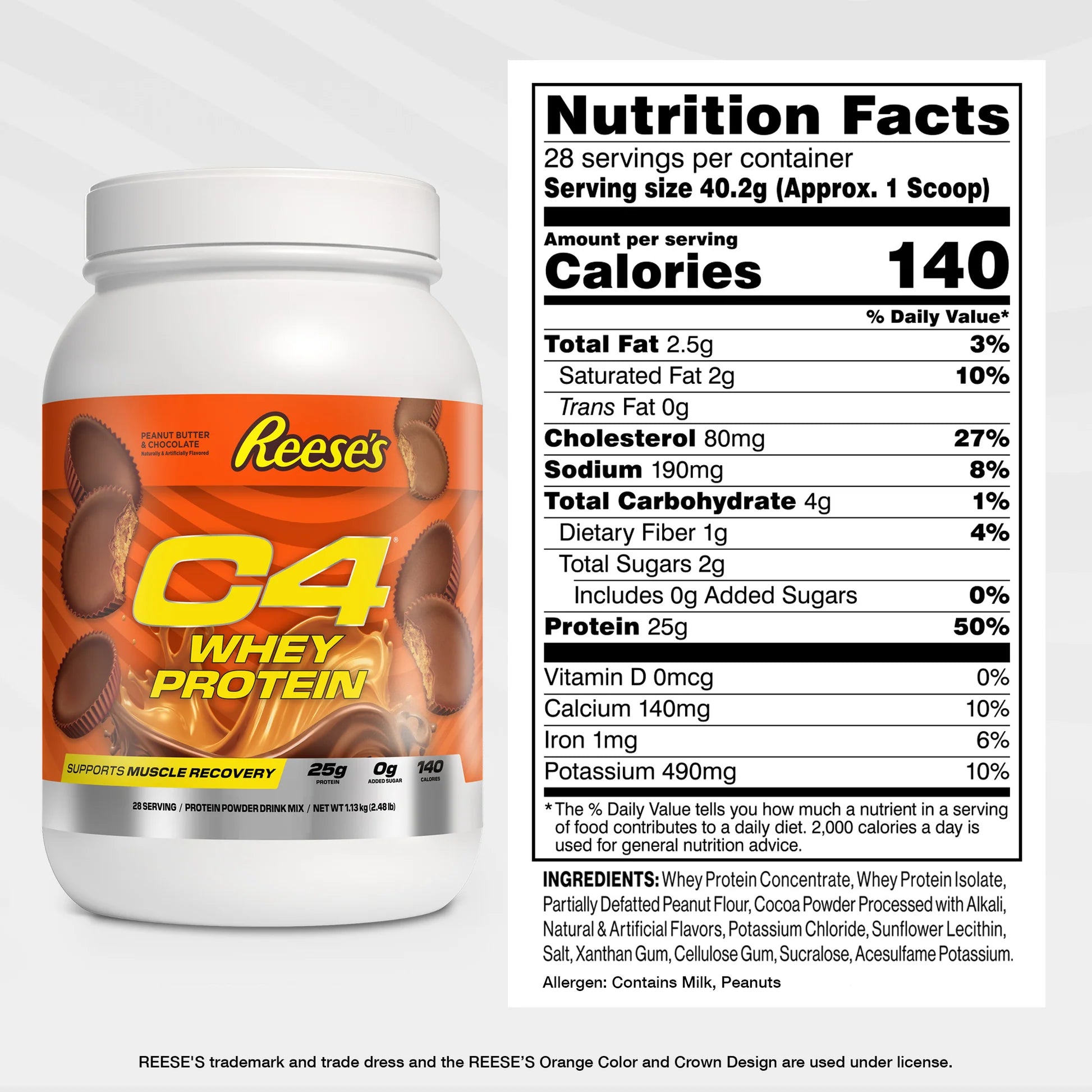 C4 WHEY PROTEIN REESE'S