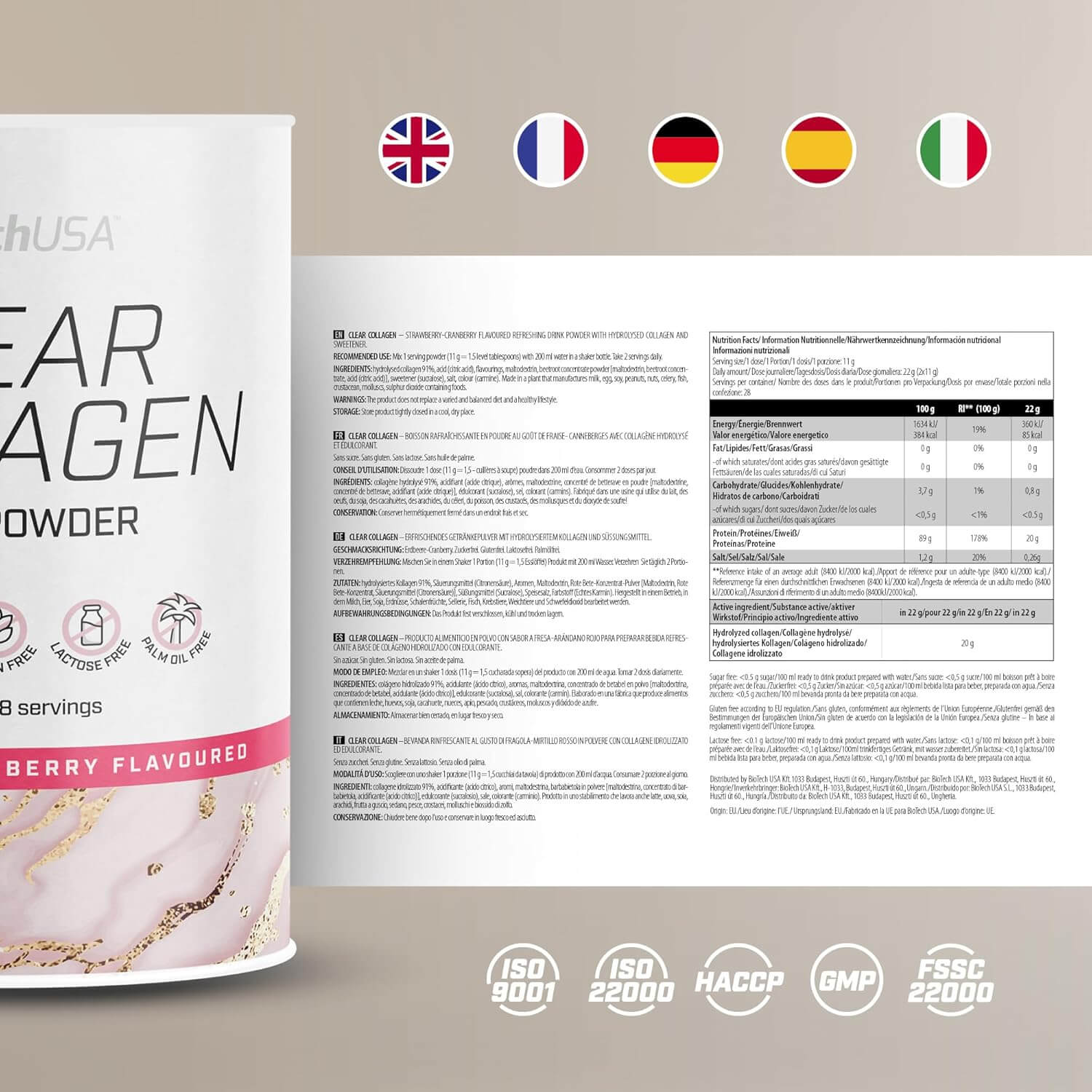 Clear collagen - 28 servicios
