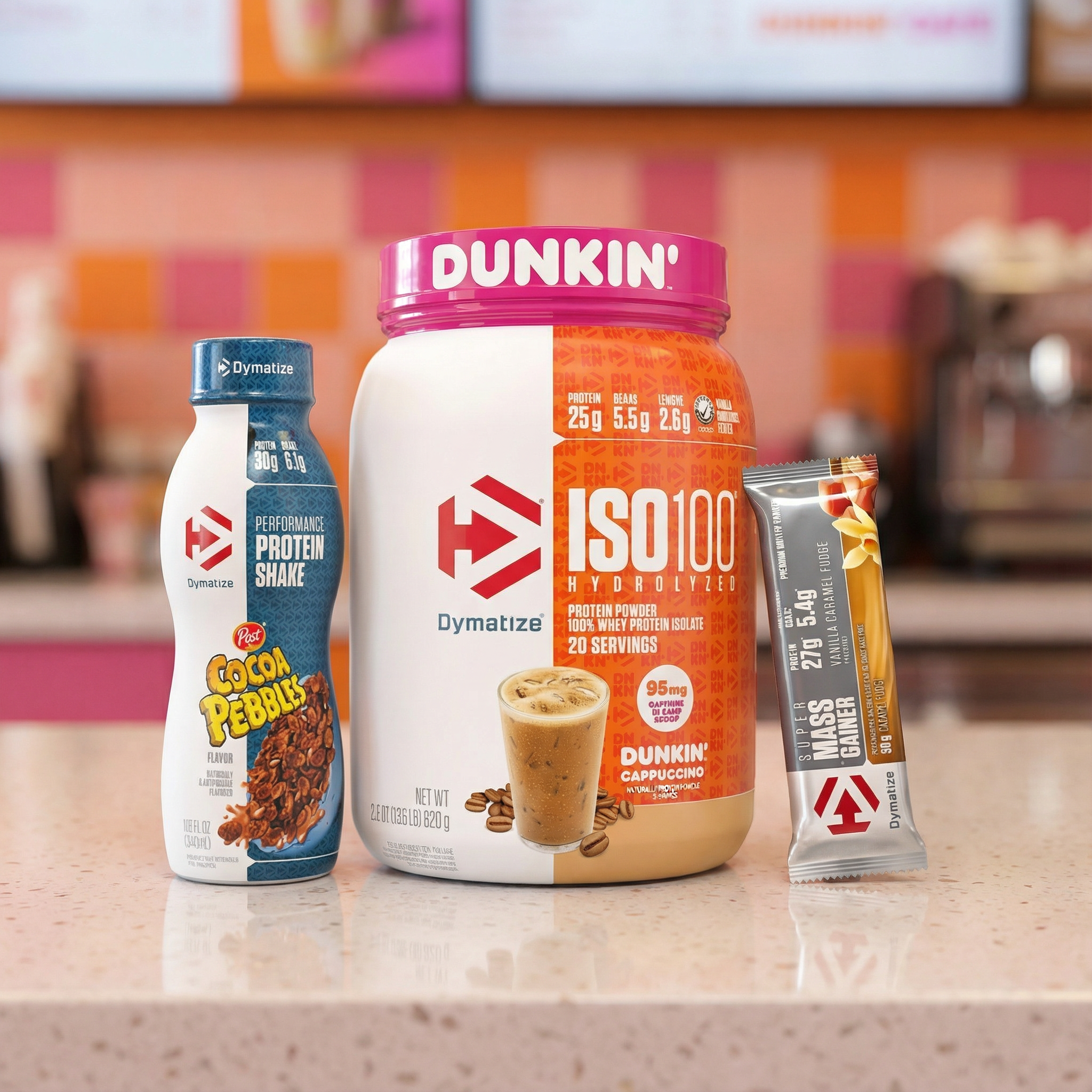 PACK ISO DUNKIN + RTD + BARRA