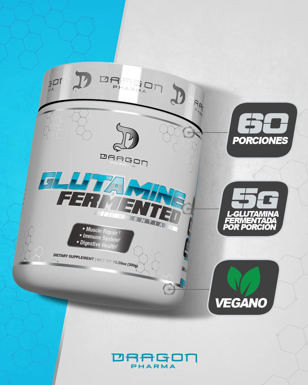 DRAGON PHARMA GLUTAMINA 300gr