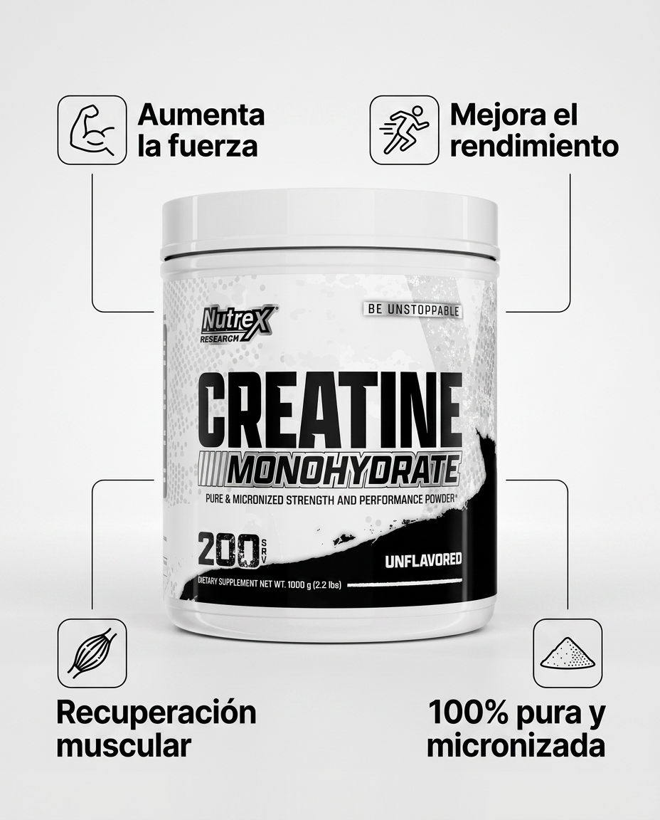 Creatina monohidratada Nutrex 1kg