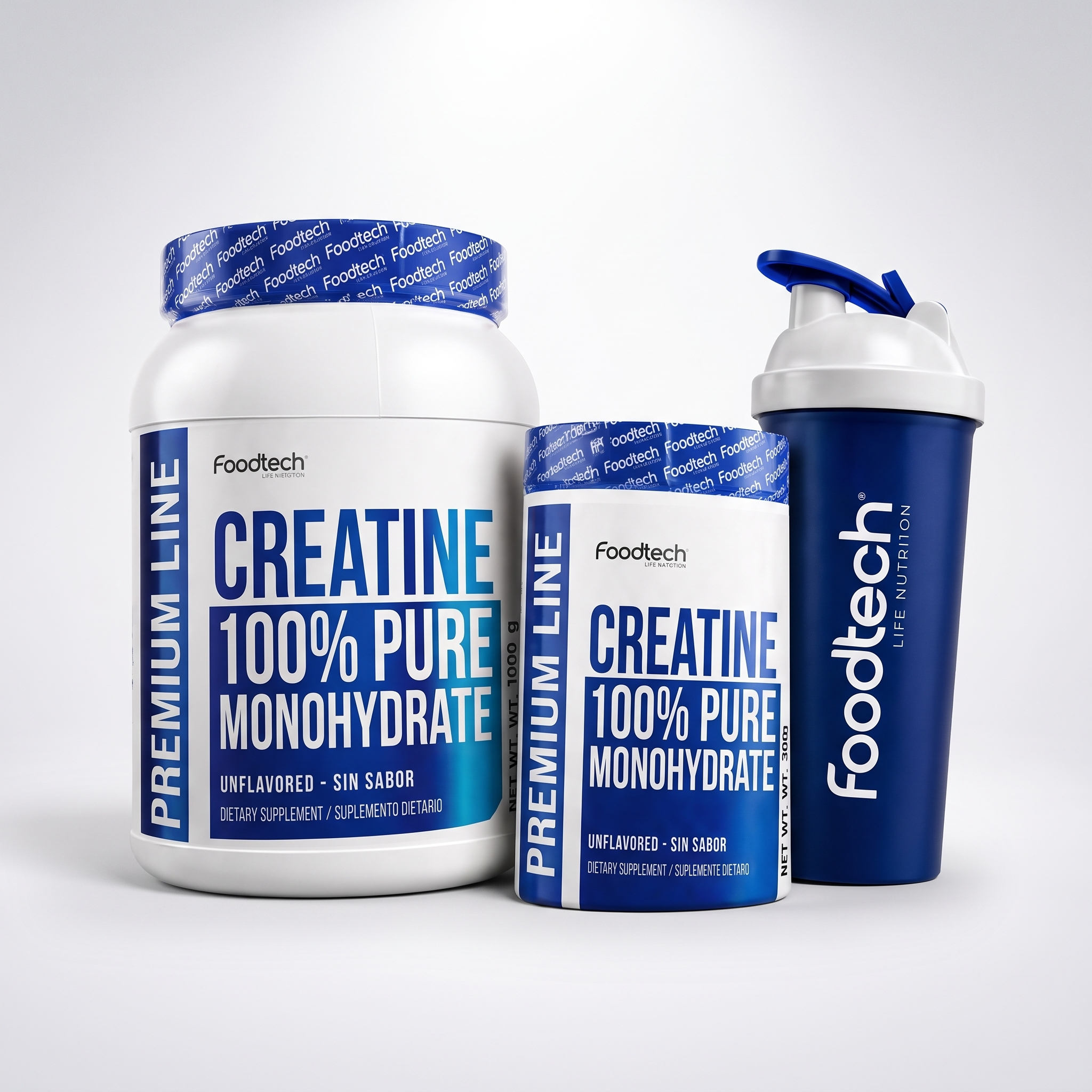 Super pack Creatina 1kg + 300g + Shaker