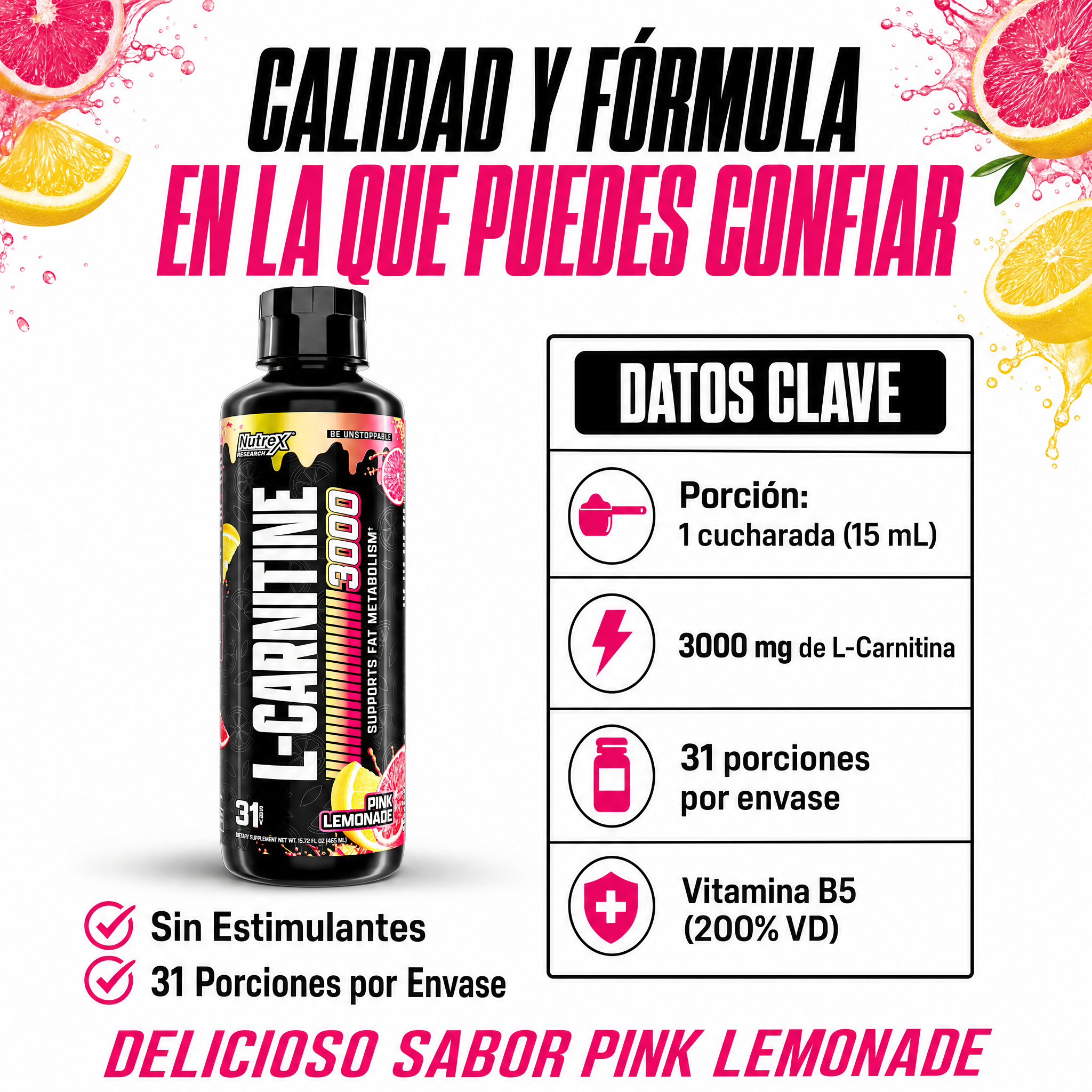 L-Carnitina 3000mg