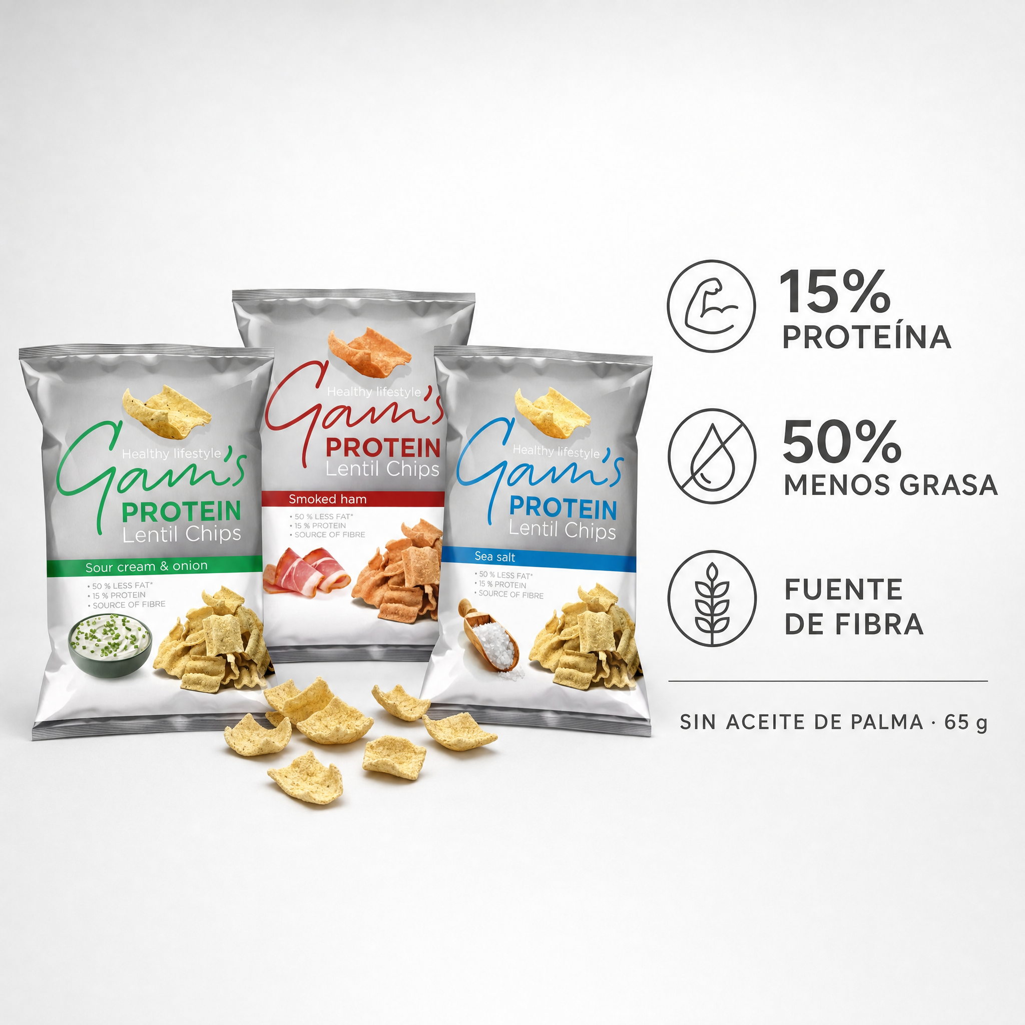 Gam's Protein Lentil Chips