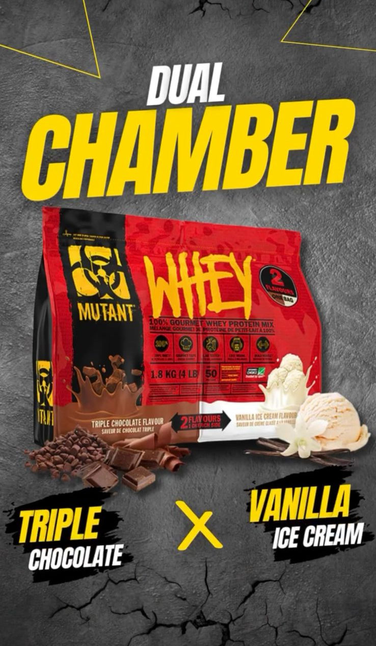 100% MUTANT WHEY DUAL 4 LB