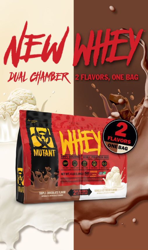 100% MUTANT WHEY DUAL 4 LB