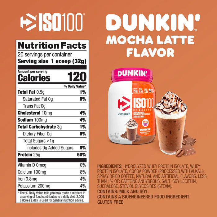 ISO 100 Dunkin 1.34Lb Edición Limitada