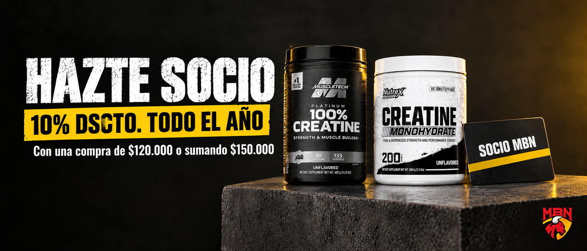 Hazte socio MBN - 10% de descuento todo el año