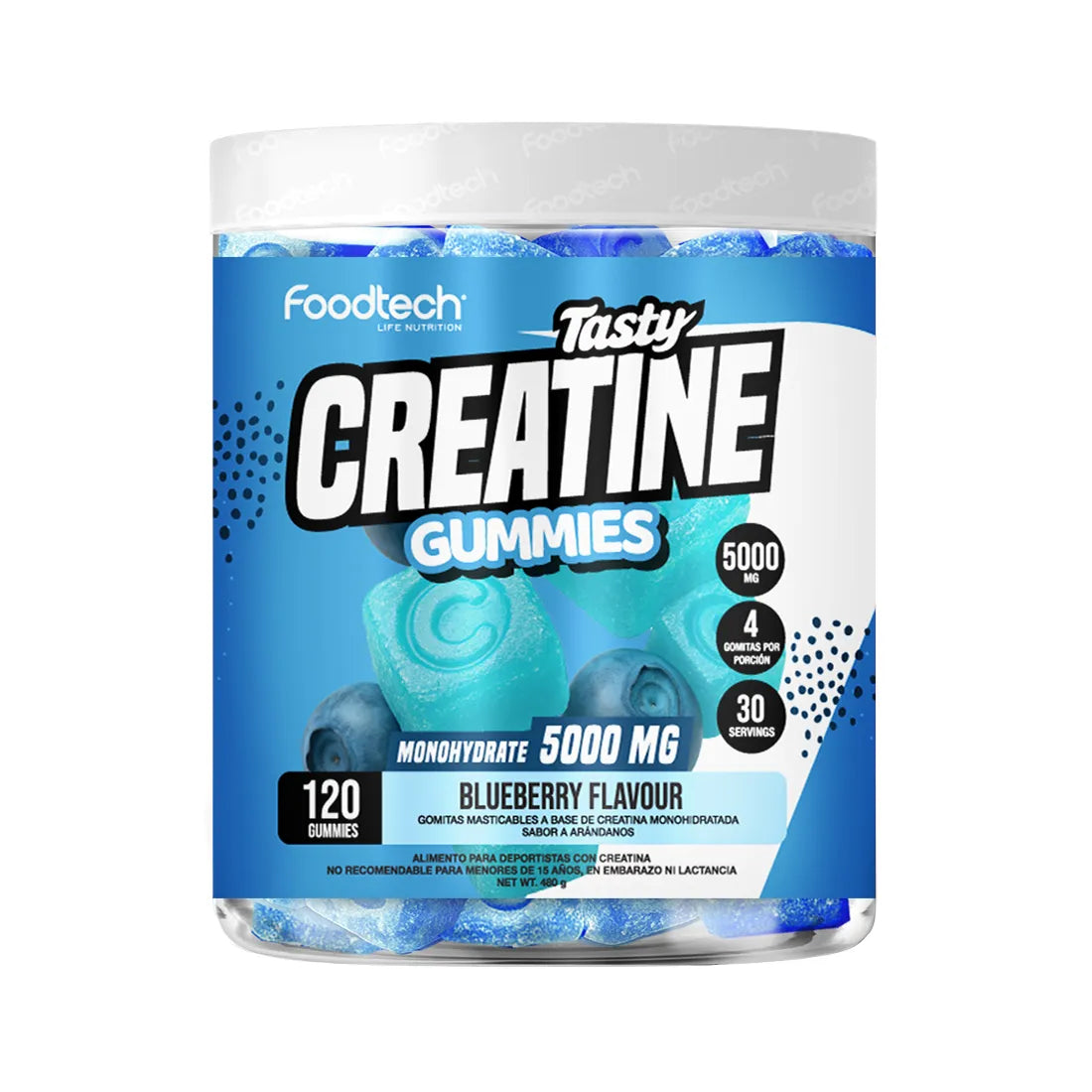 Tasty Creatine Gummies 120 Unid