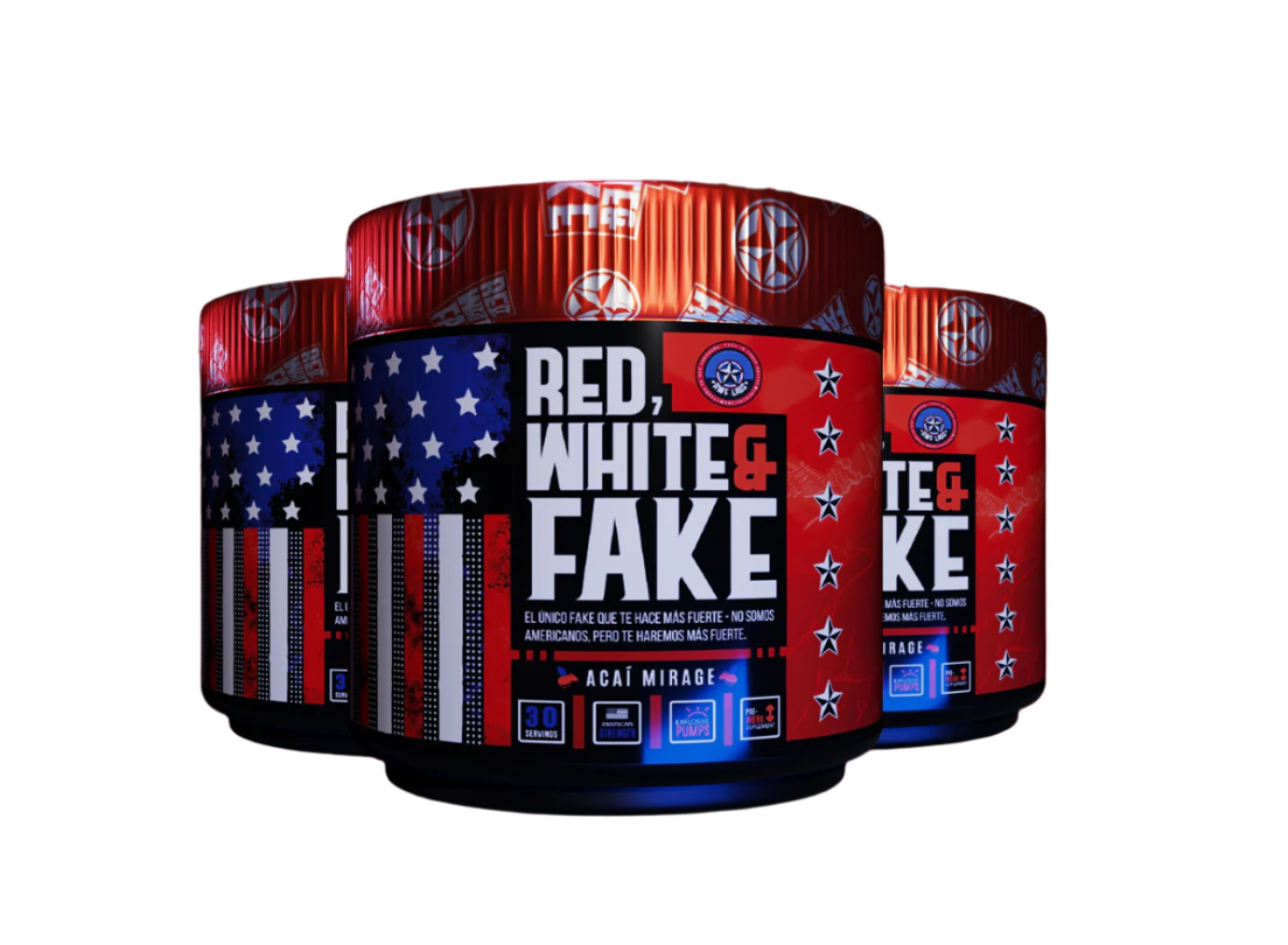 RED, WHITE & FAKE